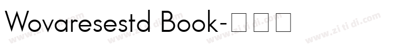 Wovaresestd Book字体转换